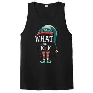 Funny What The Elf Costume Family Matching Christmas Gift PosiCharge Competitor Tank