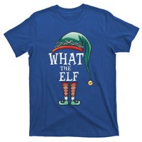 Funny What The Elf Costume Family Matching Christmas Gift T-Shirt