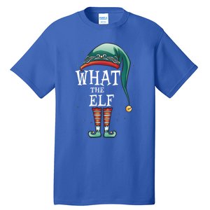 Funny What The Elf Costume Family Matching Christmas Gift Tall T-Shirt