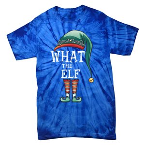 Funny What The Elf Costume Family Matching Christmas Gift Tie-Dye T-Shirt