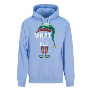 Funny What The Elf Costume Family Matching Christmas Gift Unisex Surf Hoodie