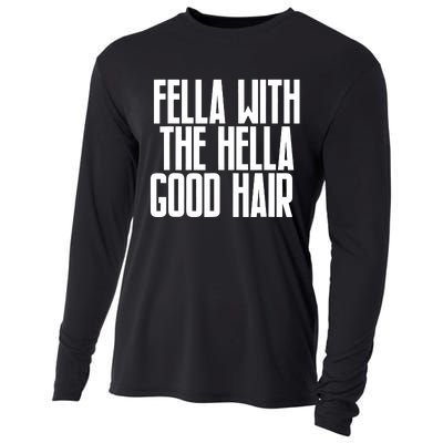 Fella With The Hella Good Hair Cooling Performance Long Sleeve Crew