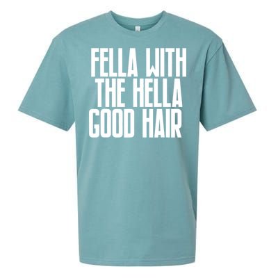 Fella With The Hella Good Hair Sueded Cloud Jersey T-Shirt