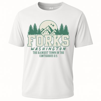 Forks Washington Twilight Inspired Retro Vintage Aesthetic Performance Shirt