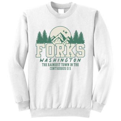 Forks Washington Twilight Inspired Retro Vintage Aesthetic Sweatshirt