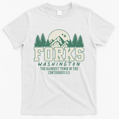 Forks Washington Twilight Inspired Retro Vintage Aesthetic T-Shirt