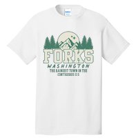 Forks Washington Twilight Inspired Retro Vintage Aesthetic Tall T-Shirt