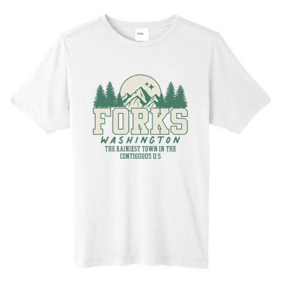 Forks Washington Twilight Inspired Retro Vintage Aesthetic Tall Fusion ChromaSoft Performance T-Shirt