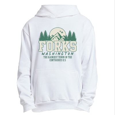 Forks Washington Twilight Inspired Retro Vintage Aesthetic Urban Pullover Hoodie