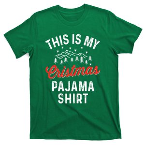 Funny Women This Is My Christmas Pajama Xmas Gift T-Shirt