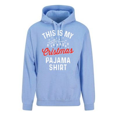 Funny Women This Is My Christmas Pajama Xmas Gift Unisex Surf Hoodie