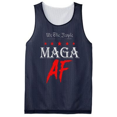 Funny We The People Maga Af Us Flag We The People Maga Af Mesh Reversible Basketball Jersey Tank