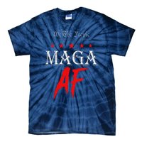 Funny We The People Maga Af Us Flag We The People Maga Af Tie-Dye T-Shirt