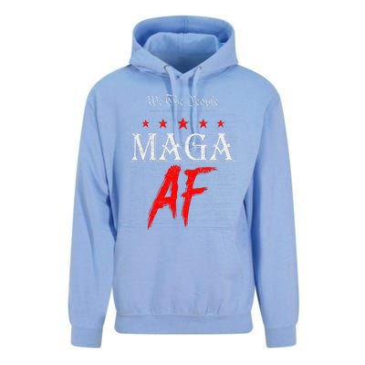 Funny We The People Maga Af Us Flag We The People Maga Af Unisex Surf Hoodie