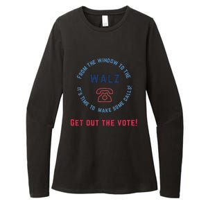 From Windows To The Walz Get Out The Vote Harris Walz Womens CVC Long Sleeve Shirt