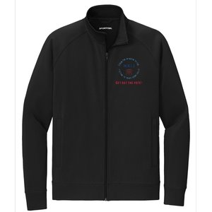 From Windows To The Walz Get Out The Vote Harris Walz Stretch Full-Zip Cadet Jacket