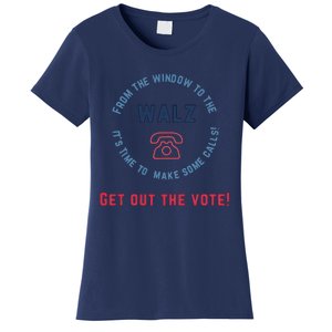 From Windows To The Walz Get Out The Vote Harris Walz Women's T-Shirt