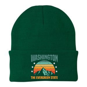 Funny Washington The Evergreen State Home Knit Cap Winter Beanie