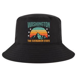 Funny Washington The Evergreen State Home Cool Comfort Performance Bucket Hat