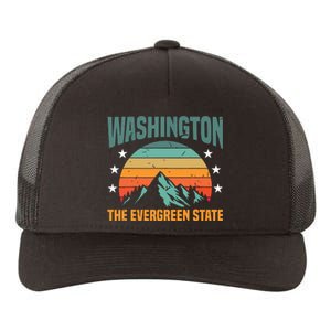 Funny Washington The Evergreen State Home Yupoong Adult 5-Panel Trucker Hat