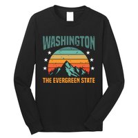 Funny Washington The Evergreen State Home Long Sleeve Shirt