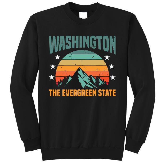 Funny Washington The Evergreen State Home Sweatshirt