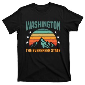 Funny Washington The Evergreen State Home T-Shirt