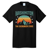 Funny Washington The Evergreen State Home Tall T-Shirt