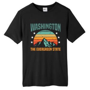 Funny Washington The Evergreen State Home Tall Fusion ChromaSoft Performance T-Shirt