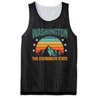 Funny Washington The Evergreen State Home Mesh Reversible Basketball Jersey Tank