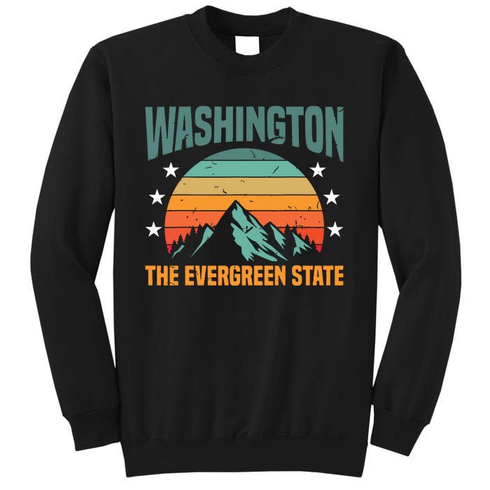 Funny Washington The Evergreen State Home Tall Sweatshirt