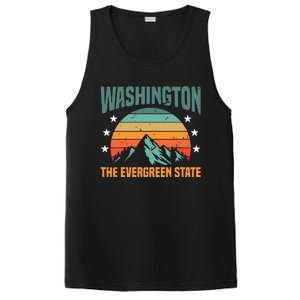 Funny Washington The Evergreen State Home PosiCharge Competitor Tank