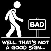 Funny Well Thats Not A Good Sign Flexfit Unipanel Trucker Cap