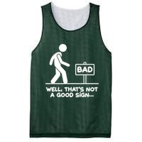 Funny Well Thats Not A Good Sign Mesh Reversible Basketball Jersey Tank