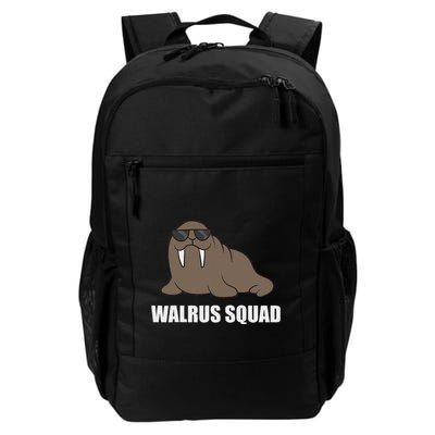 Funny Walrus Team Walrus Walrus Squad Daily Commute Backpack