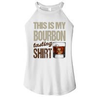 Funny Whiskey This Is My Bourbon Tasting Women's Perfect Tri Rocker Tank