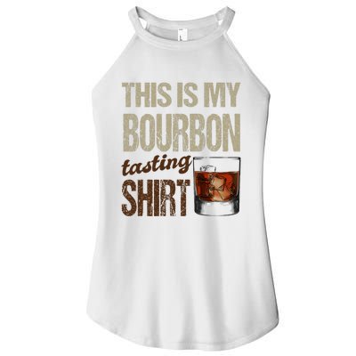 Funny Whiskey This Is My Bourbon Tasting Women's Perfect Tri Rocker Tank