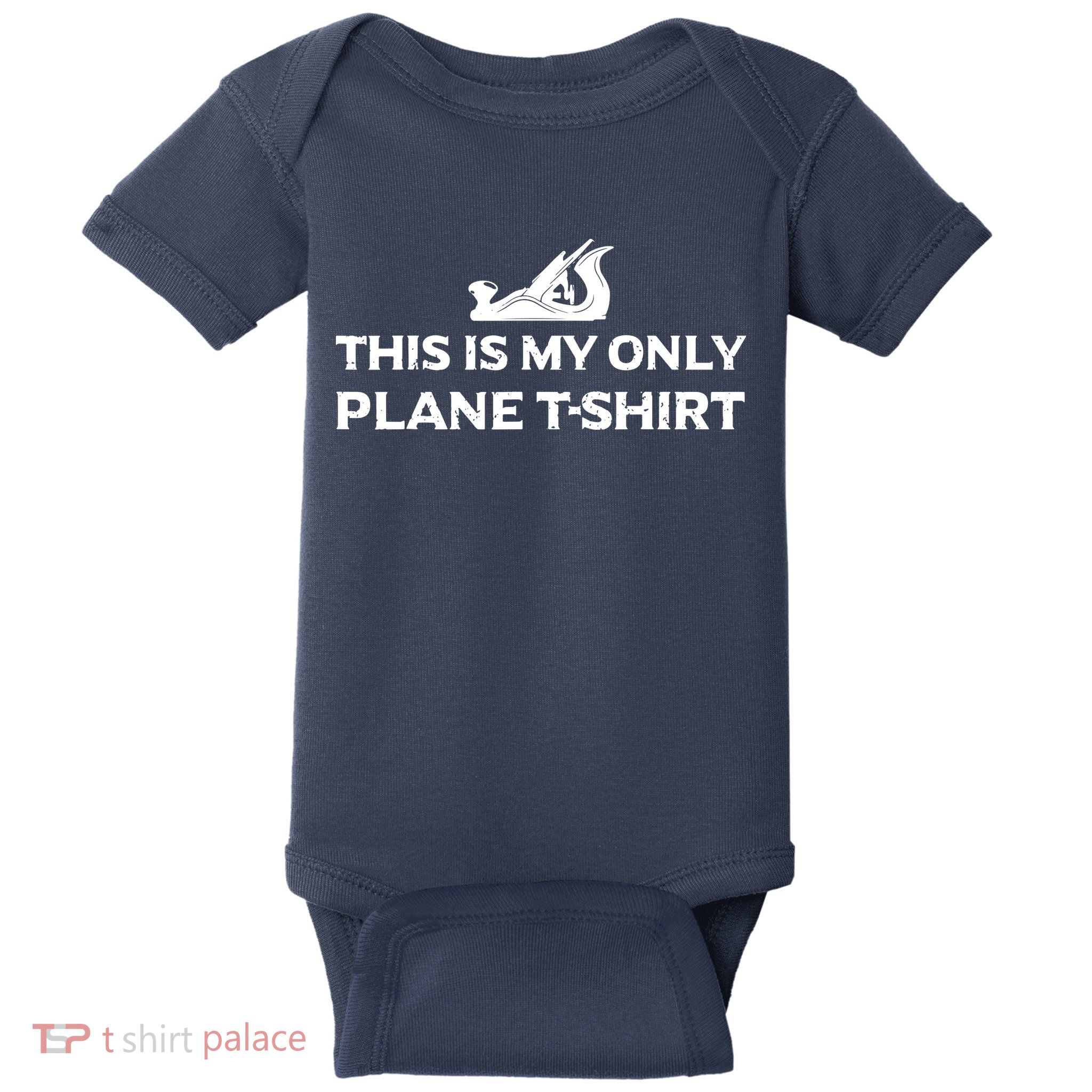 Funny Woodworking This Is My Only Plane Baby Bodysuit