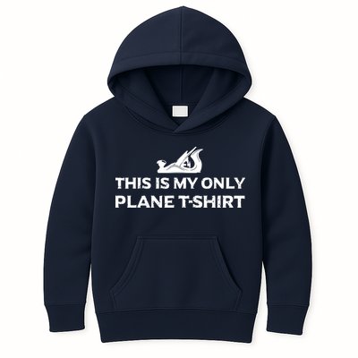 Funny Woodworking This Is My Only Plane Kids Hoodie