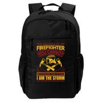 Fate Whispers To The Firefighter You Cannot Withstand This Storm Backpack