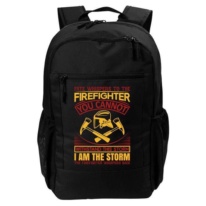 Fate Whispers To The Firefighter You Cannot Withstand This Storm Backpack