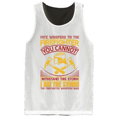 Fate Whispers To The Firefighter You Cannot Withstand This Storm Mesh Reversible Basketball Jersey Tank