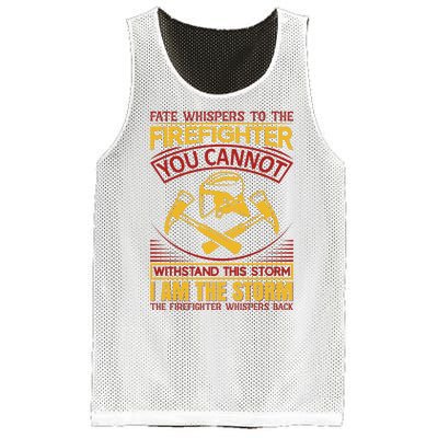 Fate Whispers To The Firefighter You Cannot Withstand This Storm Mesh Reversible Basketball Jersey Tank