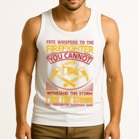 Fate Whispers To The Firefighter You Cannot Withstand This Storm Tank Top