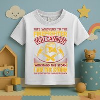 Fate Whispers To The Firefighter You Cannot Withstand This Storm Toddler T-Shirt