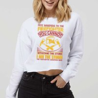 Fate Whispers To The Firefighter You Cannot Withstand This Storm Cropped Pullover Crew