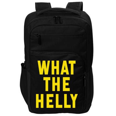 Funny What The Helly Gen Z Iconic Trend Aesthetic Meme Impact Tech Backpack