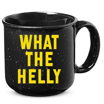 Funny What The Helly Gen Z Iconic Trend Aesthetic Meme 15oz Campfire Ceramic Mug