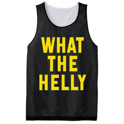 Funny What The Helly Gen Z Iconic Trend Aesthetic Meme Mesh Reversible Basketball Jersey Tank