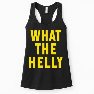 Funny What The Helly Gen Z Iconic Trend Aesthetic Meme Womens Tank Top